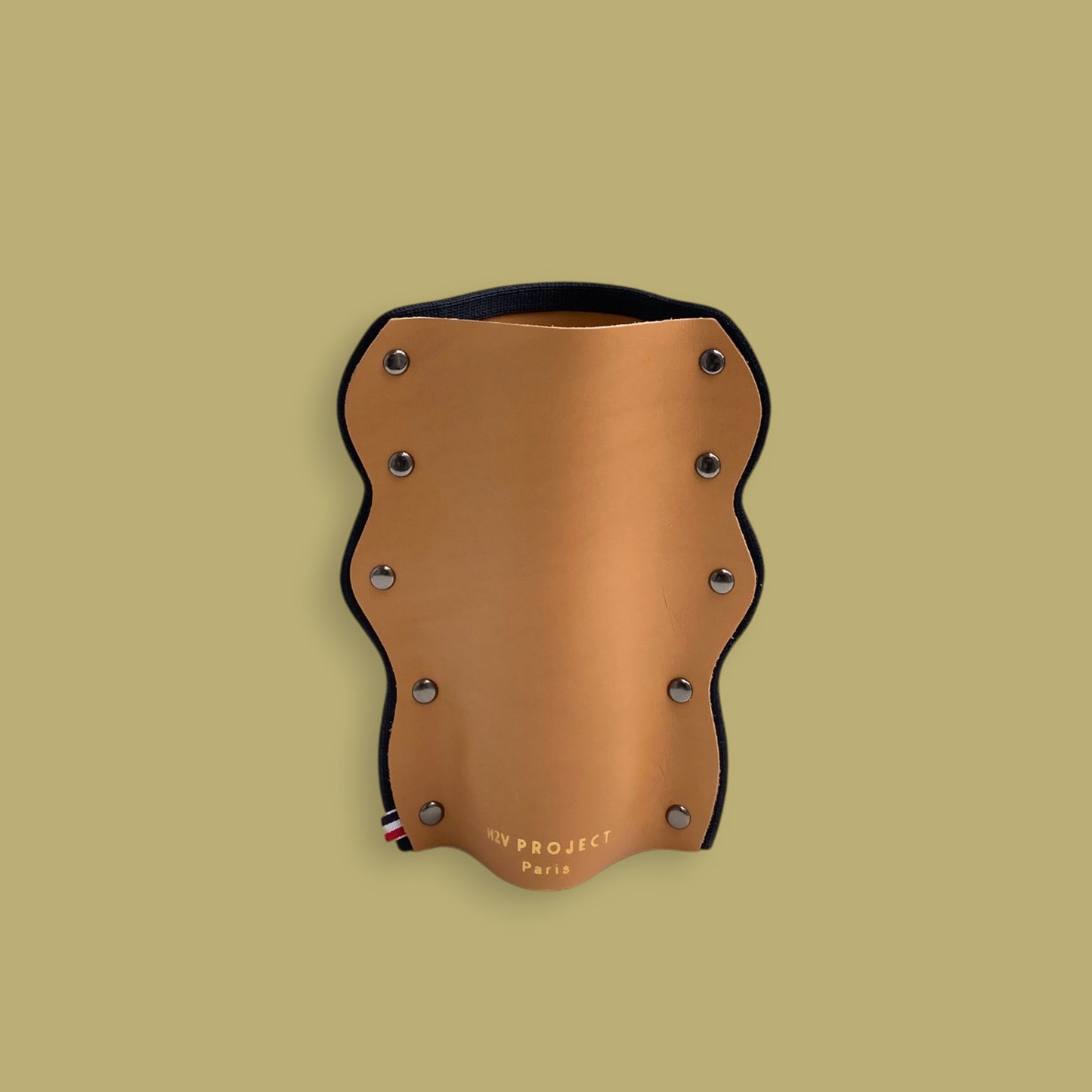 Modèle MINIETTO Vase avec toile kimono plaquée sur cuir